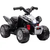 Image de AIYAPLAY Quad électrique Enfant 6 V Honda sous Licence Voiture électrique Enfants Vitesse de 2,8 km/h phares LED klaxon 4x4 électrique Enfant poignée et Selle Ergonomique, Noir