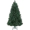 Image de HOMCOM Sapin de Noël Artificiel 180 cm avec Support Acier Pliable Vert