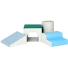 Image de HOMCOM Parcours motricité bébé 4PCS, Module en Mousse EPE avec Housse en revêtement synthétique, Blocs de Construction, Jouets éducatifs Enfants d'âge préscolaire, Multicolore