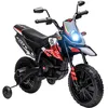 Image de AIYAPLAY Moto Électrique Enfants sous Licence Aprilia 2 Moteurs 12V Rouge