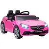 Image de AIYAPLAY Voiture Électrique pour Enfants Licence Mercedes SLC 300 12V Rose