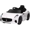 Image de AIYAPLAY Voiture Électrique Enfants sous Licence 12V 3 à 5 Ans Blanc