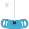 Image de AIYAPLAY Balançoire Enfant extérieur et intérieur, siège balançoire intérieur avec Corde réglable, Mousqueton, Charge Max. 70 kg, pour Enfants de 6 à 10 Ans, Bleu