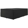 Image de Outsunny Housse Salon de Jardin Étanche Anti-UV 222 x 155 x 67 cm Noir
