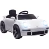 Image de AIYAPLAY Voiture Électrique Enfants sous Licence RUF CTR 2017 12V Blanc | Véhicule Électrique, Télécommande 2,4G, Phares, Musique, Klaxon, Démarrage Lent, pour 3 à 6 Ans