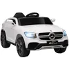 Image de AIYAPLAY Voiture électrique Enfants sous Licence Mercedes-Benz GLC Coupe, véhicule électrique 12V, télécommande 2,4G, 3 Vitesses, phares, Musique, MP3, klaxon, démarrage Lent, pour 3 à 6 Ans, Blanc