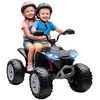 Image de AIYAPLAY Quad électrique Enfant 24V, Voiture électrique Enfants ATV, Double Moteur, Vitesse 4-6,5 km/h, phares, Port USB et MP3, 4 Roues suspendues, Marche Avant et arrière, pour 3 à 8 Ans, Noir