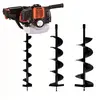Image de GT Garden Tarière Thermique 52 cm3-3 CV + Lot de 3 mèches (100, 150 et 200 mm)