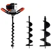 Image de GT Garden Tarière Thermique 52 cm3, 3 CV + Lot de 3 mèches (80, 150 et 250 mm)
