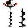 Image de GT Garden Tarière Thermique 52 cm3 + mèches 150 et 250 mm