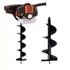 Image de GT Garden Tarière Thermique 52 cm3 + mèches 150 et 250 mm