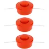 Image de GT Garden Lot de 3 têtes Fil pour débroussailleuse et Multifonction 4 en 1