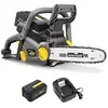 Image de GT Elec Tronçonneuse sans Fil à Batterie, 40 V, Guide 12 Pouces, Batterie 4 Ah + Chargeur
