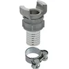 Image de HUGGY TUYAUX Raccord symétrique guillemin, DN 20 x 25 mm, avec Collier à tourillon