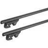 Image de Barres de Toit Compatible avec Mitsubishi Pajero Pinin 3 Portes (2000-2007) Menabo Sherman Noir - France Attelage