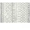 Image de Oviala Tapis Blanc à Poils Longs en polypropylène 160 x 230 cm