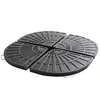 Image de Oviala Lot de 4 Dalles de Parasol lestées