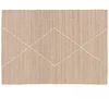 Image de Oviala Tapis en Jute Naturel à Motif Losange tissé Main 160 x 230 cm