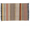 Image de Oviala Tapis en Laine tissé à Plat avec Motifs et Franges 160 x 230 cm