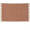 Image de Oviala Tapis à Franges en Jute Naturel tissé Main Terracotta 160 x 230 cm