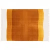 Image de Oviala Tapis rectangulaire en Laine tissé à Plat Jaune/Orange 160 x 230 cm