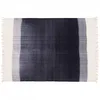 Image de Oviala Tapis rectangulaire en Laine tissé à Plat Bleu 120 x 170 cm