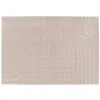 Image de Oviala Tapis rectangulaire à Poils Ras Motif Contemporain Beige 120 x 170 cm