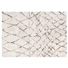 Image de Oviala Tapis rectangulaire à Poils Longs Motif Ethnique Beige 120x170 cm