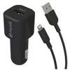 Image de MUVITCHAN Pack chargeur voiture 12W + Cable lightning - 12 m - Noir
