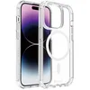 Image de Muvit for France Coque MagSafe 3M pour iPhone 14 Pro. Eco-Responsable et Antichoc. Structure renforcée - Protection des Chutes - Transparente - Durable. Coque certifiée Origine France Garantie