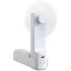 Image de muvit Travel Ventilateur de Voyage Pliable 3-en-1, 38 x 60 x 165 mm, avec Lampe Torche LED et Batterie 1200mAh, Blanc, USB-C, Portable, pour Voyage et Usage Quotidien