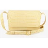 Image de Mellow Yellow - Sac besace en Cuir Arsene jaune - 21x13x5 cm OS