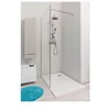 Image de ONDÉE Paroi ITALIENNE 80x200cm Profilé en inox chromé ajustable (-2cm)
