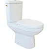 Image de ONDÉE - Pack WC CLAIN à bride sortie Horizontale - Cuvette faible profondeur 39cm - Céramique blanche - Abattant avec frein de chute - Mécanisme de chasse 3/6L - Alimentation latérale réversible