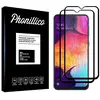 Image de PHONILLICO [Pack de 2] Verre Trempe Bord Noir pour Samsung Galaxy A50 - Film Protection 100% Intégral Ecran Verre Trempe Resistant [Lot de 2] Vitre Protecteur Anti Rayure