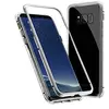 Image de PHONILLICO Coque pour Samsung Galaxy S8 Plus   Coque Magnétique Argent Housse Etui 360 Intégral Full Protection Métal Film Vitre Ecran Ultra Résistant