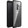 Image de PHONILLICO Coque pour Samsung Galaxy S9   Coque Magnétique Noir Housse Etui 360 Intégral Full Protection Métal Film Vitre Ecran Ultra Résistant