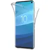 Image de PHONILLICO Coque pour Samsung Galaxy S10 - Housse Etui Gel TPU Silicone Intégrale Transparent Protection Full Silicone Souple Ultra Mince Fine Slim Leger Tactile Deux Parties Avant Arrière Emboitable