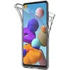 Image de PHONILLICO Coque pour Samsung Galaxy A21S - Protection Gel TPU Silicone Intégrale Transparent 2 Parties Avant Arrière Emboitable