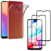 Image de PHONILLICO Coque pour Xiaomi REDMI 8A et 2 Verres Trempe Bord Noir Film Protection Ecran
