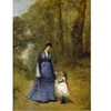 Image de Grafika Kids Jean-Baptiste-Camille Corot : Madame Stumpf et sa fille, 1872