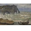 Image de Grafika Claude Monet - Mer agitée à Étretat, 1883