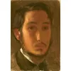 Image de Puzzle 1000 pièces - Edgar Degas : Autoportrait avec Col Blanc, 1857