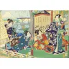 Image de Puzzle 1000 pièces - Utagawa Kunichika - Le Prince Genji en Visite dans Une Demeure Donnant sur Le Mont Fuji
