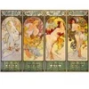 Image de Bluebird Puzzle Mucha - Four Seasons, 1900