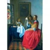 Image de Bluebird Puzzle Vermeer- The Girl with the Wine Glass, 1659