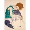 Image de Bluebird Puzzle Egon Schiele - Seated Woman with Legs Drawn Up, 1917
