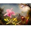 Image de Bluebird Puzzle Martin Johnson Heade - Cattleya Orchid and Three Hummingbirds, 1871