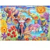 Image de Bluebird Puzzle Elephants in the Garden