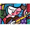 Image de Bluebird Puzzle Romero Britto - Girl with guitar